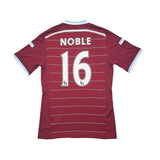 2014/15 WEST HAM NOBLE #16 HOME SHIRT (M) ADIDAS
