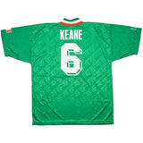 1994 IRELAND KEANE #6 *MINT* HOME SHIRT (L) ADIDAS