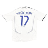 2006/07 REAL MADRID V.NISTELROOY #17 HOME SHIRT (L) ADIDAS