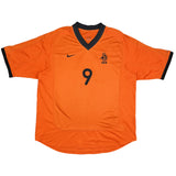 2000/02 NETHERLANDS KLUIVERT #9 HOME SHIRT (L) NIKE