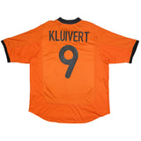 2000/02 NETHERLANDS KLUIVERT #9 HOME SHIRT (L) NIKE