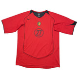 2004/06 Belgium Kompany #27 Home Shirt (L) Nike