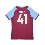 2020/21 WEST HAM RICE #41 HOME SHIRT (M) UMBRO