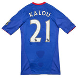 2010/11 CHELSEA KALOU #21 *MATCH ISSUE* HOME SHIRT (M) ADIDAS