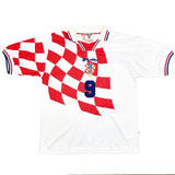 1998/01 CROATIA SUKER #9 HOME SHIRT (L) LOTTO