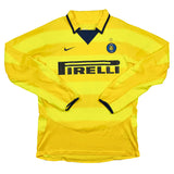 2003/04 INTER MILAN ADRIANO #10 L/S AWAY SHIRT (S) NIKE