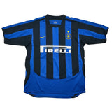 2003/04 Inter Milan Martins #30 Home Shirt (L) Nike