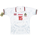 1998 MEXICO HERNANDEZ #15 *REISSUE* BNWT AWAY SHIRT (S) ABA SPORT