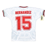 1998 MEXICO HERNANDEZ #15 *REISSUE* BNWT AWAY SHIRT (S) ABA SPORT