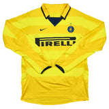 2003/04 INTER MILAN ADRIANO #10 L/S AWAY SHIRT (S) NIKE