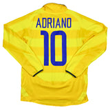 2003/04 INTER MILAN ADRIANO #10 L/S AWAY SHIRT (S) NIKE