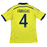 2014/15 CHELSEA FABREGAS #4 AWAY SHIRT (M) ADIDAS