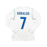 2017/18 REAL MADRID RONALDO #7 L/S HOME SHIRT (S) ADIDAS
