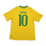 2010/11 Brazil Kaka #10 Home Shirt (M) Nike