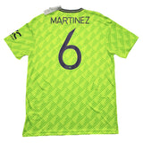 2022/23 Manchester United Martinez #6 *BNWT* Third Shirt (Multiple Sizes) Adidas