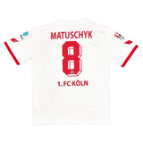 2014/15 FC KOLN MATUSCHYK #8 *MATCH ISSUED + SIGNED* HOME SHIRT (XL) ERIMA