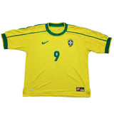 1998/00 Brazil Ronaldo #9 Home Shirt (L) Nike