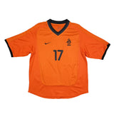2000/02 NETHERLANDS V.HOOIJDONK #17 HOME SHIRT (M) NIKE