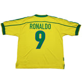 1998/00 Brazil Ronaldo #9 Home Shirt (L) Nike