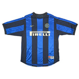 1999/00 INTER MILAN RONALDO #9 HOME SHIRT (M) NIKE