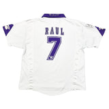 1997/98 REAL MADRID RAUL #7 HOME SHIRT (M) KELME