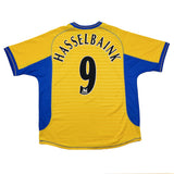 2000/01 CHELSEA HASSELBAINK #9 AWAY SHIRT (XL) UMBRO