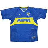 2003/04 BOCA JUNIORS GUILLERMO #7 HOME SHIRT (L) NIKE