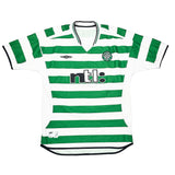 2001/03 CELTIC LARSSON #7 HOME SHIRT (L) UMBRO