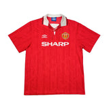 1992/94 MANCHESTER UNITED HOME SHIRT (XL) UMBRO