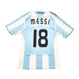 2007/08 ARGENTINA MESSI #18 HOME SHIRT (M) ADIDAS