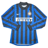 2011/12 INTER MILAN *PLAYER ISSUE* L/S HOME SHIRT (M) NIKE