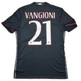 2016/17 AC MILAN VANGIONI #21 *MATCH ISSUE* HOME SHIRT (L) ADIDAS