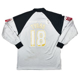 2005/06 BARNET TYNAN #18 *MATCH WORN vs MANCHESTER UNITED* GK SHIRT (XL) O'NEILLS