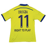 2014/15 CHELSEA DROGBA #11 AWAY SHIRT (M) ADIDAS
