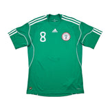 2010/11 NIGERIA YAKUBU #8 HOME SHIRT (M) ADIDAS