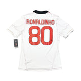 2010/11 AC MILAN RONALDINHO #80 *BNWT* AWAY SHIRT (M) ADIDAS