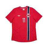 2012/13 NORWAY GAMST #11 HOME SHIRT (L) UMBRO