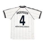 1997/98 MONCHENGLADBACH ANDERSSON #4 HOME SHIRT (L) REEBOK