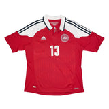 2012/13 DENMARK LARSEN #13 HOME SHIRT (XL) ADIDAS