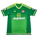 2015/16 SUNDERLAND O'SHEA #16 *MATCH ISSUE + SIGNED* AWAY SHIRT (L) ADIDAS