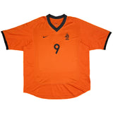 2000/02 NETHERLANDS KLUIVERT #9 HOME SHIRT (XXL) NIKE