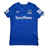 2019/20 EVERTON DIGNE #12 *MATCH ISSUE* HOME SHIRT (S) UMBRO