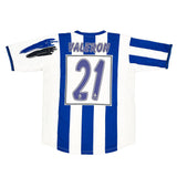 2006/07 DEPORTIVO LA CORUNA VALERON #21 HOME SHIRT (L) JOMA