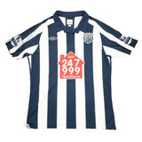 2010/11 WEST BROM BARNES #8 *MATCH ISSUE* HOME SHIRT (L) UMBRO