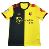 2019/20 WATFORD CAPOUE #29 *MATCH ISSUE* HOME SHIRT (L) ADIDAS