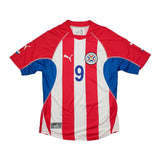 2002/03 PARAGUAY SANTA CRUZ #9 HOME SHIRT (M) PUMA