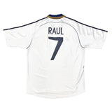 1998/00 REAL MADRID RAUL #7 HOME SHIRT (XL) ADIDAS