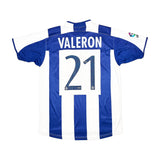 2003/04 DEPORTIVO LA CORUNA VALERON #21 HOME SHIRT (S) JOMA