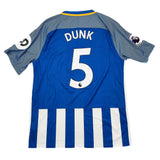 2017/18 BRIGHTON DUNK #5 *MATCH ISSUE* HOME SHIRT (L) NIKE