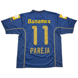 2002/03 UNAM PUMAS PAREJA #11 *MATCH WORN* HOME SHIRT (M) LOTTO